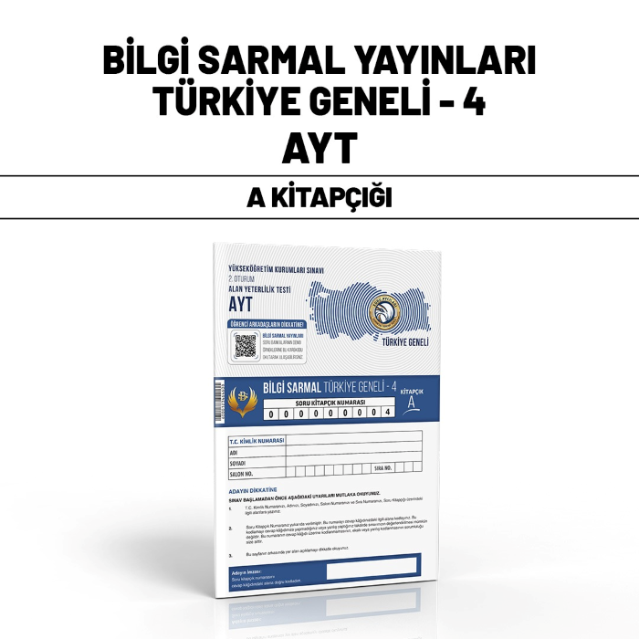 B.SARMAL YKS AYT TÜRKİYE GENELİ SNV 4-A - 24-25